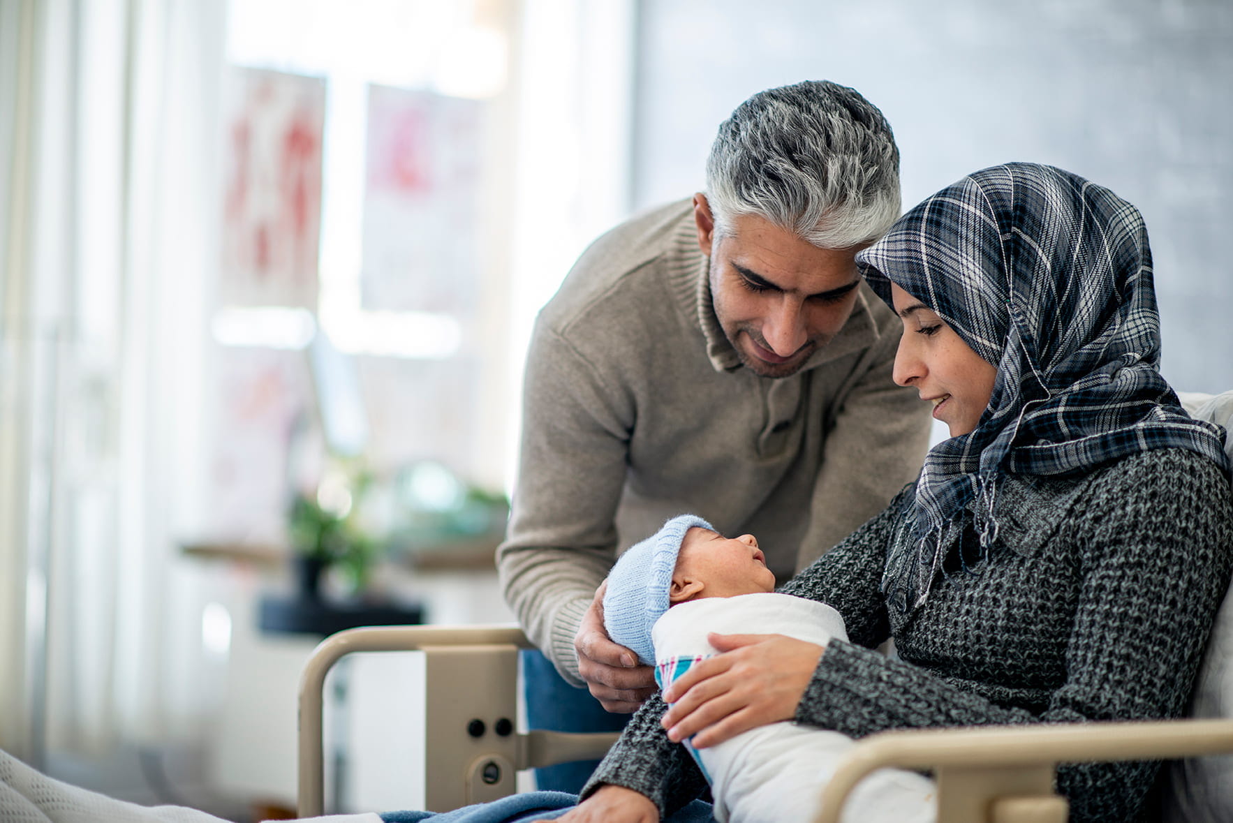 family with infant image