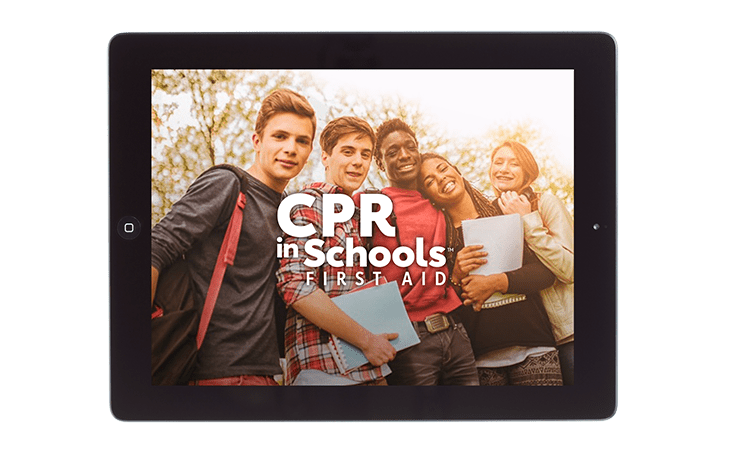 ipad CPRiS First Aid PI sheet with group of students Image_730x466